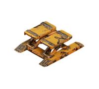 Sharplace Elevador de Garaje para Coche a Escala 1/64, Microescena de Garaje, Decoración, Escena de Tienda Creativa, Simulación Robusta, Elevador de Coche en Mi, Amarillo