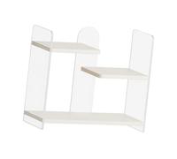 Sharplace Estante de Almacenamiento para Tazas Que Ahorra Espacio, de Varios Niveles, Ideal para Guardar Vasos de Agua O Tazas de Café: Perfecto para La Sala de, Piso Blanco, tal como se describe