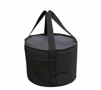 Sharplace Estuche Exterior de Almacenamiento para Utensilios Bolsa de Camping Organizador Cilíndrico Resistente al Agua y Polvo Adecuado para Senderismo Excursiones Picnic Viajes, 35x22cm
