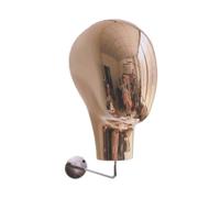 Sharplace Expositor de Cabeza de Maniquí para Sombreros, Montado en La Pared, Desmontable Y Elegante, Soporte Colgante para Gorras, Auriculares Y Diadema.