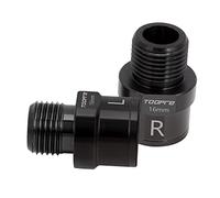 Sharplace Extensor de Pedal de Bicicleta, 1 Par de Extensores de Pedal de Bicicleta de Acero Separadores de Pedal de Bicicleta para Bicicleta de Carretera - Negro 16mm