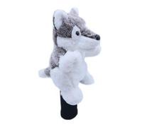 Sharplace Funda para Cabeza de Palo de Golf Cubierta Driver Protector Animal Diseño Decorativo Material de Felpa Suave Adecuada para Hombres Mujeres Jugar Golf, Husky