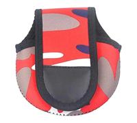 Sharplace Funda Protectora para Carretes de Pesca, Bolsa de Pesca Al Agua para Uso en Exteriores, Rojo