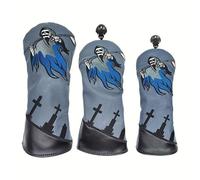 Sharplace Fundas para Cabezas Palos Golf, Fundas para, Protectoras para golfistas Adultos, Regalo para golfistas, 3 Piezas