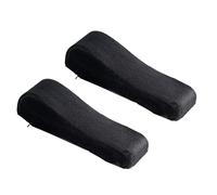 Sharplace Fundas para Reposabrazos de Silla, para Y Antebrazos, Alivio de Presión (juego de 2), Negro