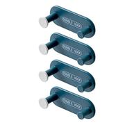 Sharplace Gancho Autoadhesivo Plástico con Soporte Doble Ahorro de Espacio Y Sin Clavos Adecuado para Oficina Armario Cocina Baño Pasillo, Azul