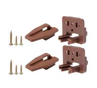 Sharplace Guía de Riel para Cajones Y Accesorios de Instalación de Cajones, Pieza de Repuesto de Montaje con Clavos para La Mayoría de Los Muebles Y Armarios, 2 Piezas