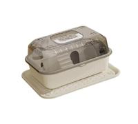 Sharplace Hamster House Conejillo de Indias con Tortilla de Indias de Cabañas de Y Descanso Carrier de Hámster de Hámster para Hediceros para Erizos, Blanco