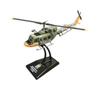Sharplace Helicóptero de a Escala 1:100, Modelo de Avión de, Decoración de Escritorio, Regalo, Juguete con Base para TV, Mueble, Oficina, Estant