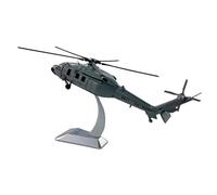 Sharplace Helicóptero de Juguete de Metal a Escala 1/100, Modelo de Decoración de Escritorio con Soporte de Exhibición.