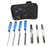 Sharplace Herramienta de Hormigón Tuck Pointer de 7 Piezas, Herramienta Profesional Portátil para Rellenar Lechada de Azulejos, Enlucir Pisos de Azulejos, Morte