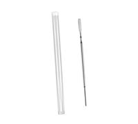 Sharplace Herramienta, Varilla de Metal, Cepillo para Cejas, Herramienta para Teñir de Acero Inoxidable con Cubierta Protectora para Pestañas, Cejas Y, Largo