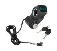 Sharplace Interruptor de Encendido/Apagado para Arranque Eléctrico con Cerradura, Interruptor de Encendido para Vehículos Eléctricos, a Prueba de Polvo con Llav