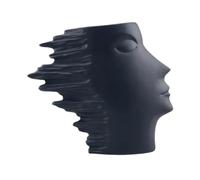 Sharplace Jarrón con Cara, Jarrón con Cabeza, Adorno Moderno, Maceta, Macetero con Cara para Decoración de Mesa, Estilo Rústico, Hogar, Escritorio, Sa, L