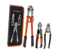 Sharplace Juego de 3 Alicates para Pernos, Herramientas Cortadoras de Pernos de 14 Pulgadas, Multifuncionales Y Ligeras, Cortadoras de Cables de 8 Pulgadas, Min