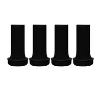 Sharplace Juego de 4 Fundas para Patas de Sillas, Calcetines para Patas de Muebles Y Taburetes de Bar, Topes Antideslizantes para Suelos de Madera O Baldosas, P, Negro