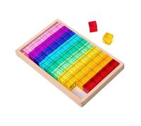 Sharplace Juego de Bloques apilables de acrílico para niños y niñas, 60 Piezas