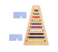 Sharplace Juego de Escaleras con Matemáticas, Juguete para Aprender Matemáticas, Juguete Educativo Preescolar para para Niños de 4 a 6