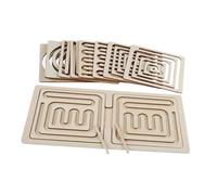 Sharplace Juego de Mesa de Laberinto, Juguete, Tablero de Entrenamiento de Control de Lápiz, Entrenamiento de Motricidad Fina Cerebral, Tablero de Actividades D