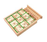 Sharplace Juego de Mesa de Sudoku de Madera, Juguete Educativo para Desarrollar Lógico, Incluye Manual en Inglés, Juego de Escritorio, Juguete Ma, Verde