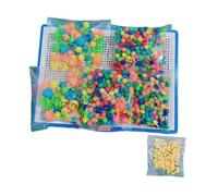 Sharplace Juego de Mesa Interactivo de Rompecabezas de Clavijas de para niños de 3, 4 y 5 años. Juego de clasificación y Juguete Educativo para, 832 Piezas