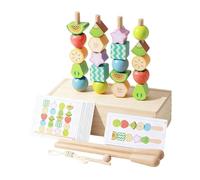 Sharplace Juego de Secuenciales Juguete Apilable para Niños Que Favorece el Reconocimiento de Formas Concentración y Coordinación Motriz con, Style B