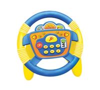 Sharplace Juguete de Simulación de Conducción de Coche, Juguete de Conducción de Simulación con Sonidos Y Música, Volante de Coche Copiloto, Juguete para, Azul
