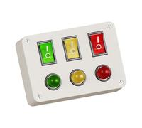 Sharplace Juguete Infantil con Tablero de Actividades, Interruptor de Luz, Ligero, Juguete de Viaje, Desarrollo, Accesorios de Bricolaje para Niñas Y Niños, Botón