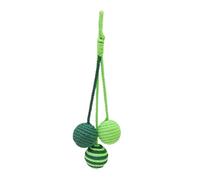 Sharplace Juguete para Gatos, Pelota de Sisal, Pelota de Cuerda para Jugar, Resistente Al Desgaste, Regalo Ideal, Protege Los Muebles, Hecho a Mano, para Gatos, Verde