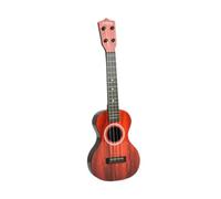 Sharplace Juguetes para Niños Juguetes de Guitarra de Ukelele, Aprendizaje Temprano, Mini Formación de Guitarra Portátil para Principiantes en Preescolar Regalo, Rojo