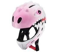 Sharplace Kids Headgear Casco para Niños Protector Facial Deportivo Ventilado Correas Ajustables Material PC Adecuado para Actividades Recreativas Cabeza, Blanco Degradado/Rosa, S 50-54cm