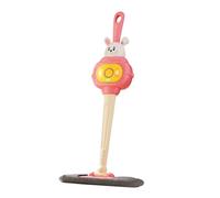 Sharplace Kids Mop para Juegos de Limpieza con Luces Sonidos Auténticos Set de Juguete Creativo Role Play Doméstico Desarrollo de Habilidades Finas Adecuado Par, Rosa