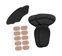 Sharplace Kit de protectores de talón para, equipo de protección autoadhesivo antideslizante, insertos de protección para, senderismo, fitness, negro