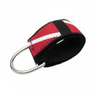 Sharplace Lanyard de para Buceo Correa de Sujeción Cuerda de Tether con Anilla D Reforzada Material en Acero Inoxidable 304 y Nylon Adecuado para Entrenamiento, 1.5in Floral