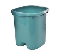 Sharplace Lavabo para pies, lavabo para remojo de pies, uso doméstico con puntos de masaje, pedicura, portátil, para adultos, resistente, bañera de hidromasaje, Verde