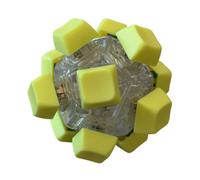 Sharplace LeBall, Botón Sensorial del Juguete Mini para El Cumpleaños del Estudio , Amarillo