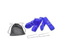 Sharplace Líneas de Voleibol de Playa Líneas de Voleibol Profesionales Marcado de Cancha de Voleibol de Arena Juego Material de Poliéster Resistente Al Desgarro, Azul