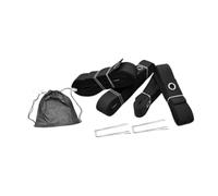 Sharplace Líneas de Voleibol de Playa Líneas de Voleibol Profesionales Marcado de Cancha de Voleibol de Arena Juego Material de Poliéster Resistente Al Desgarro, Negro