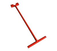 Sharplace Llave para Válvula de Cierre de Contadores de Agua, Herramienta Profesional de Fontanero con Mango Largo de Metal, Llave con Mango en T para Uso en Co, 60cm