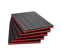 Sharplace Maletín de Herramientas de 5 Piezas con Insertos de Espuma, a Prueba de Golpes, Antideslizante, Cortable, Láminas de Espuma para Transporte, Modelismo, 45cmx30cmx2.5cm