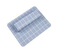 Sharplace Manicura almohada a mano manual con estera impermeable para el hogar bricolaje personal, Azul