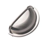 Sharplace Manija para Cajón de Mueble Manija Multipropósito de Aleación de Zinc para Puerta de Cocina Elegante Instalación Rápida Adecuado para, Plata