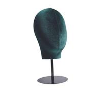 Sharplace Mannequin Head Hat Model Photo Prop de metal Base de metal Ratch de sombrero Manikin para toallas de de pañuelo en la cabeza de tapa salón