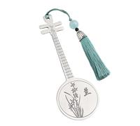Sharplace Marcapáginas Chino, Marcapáginas con Forma de Instrumento Musical, Artesanía Retro, Marcadores de Libros Ligeros, Artículos de Lectura para Lectores Y, Ruan Xian 12cmx2.5cm