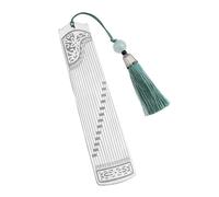 Sharplace Marcapáginas Chino, Marcapáginas con Forma de Instrumento Musical, Artesanía Retro, Marcadores de Libros Ligeros, Artículos de Lectura para Lectores Y, Cítara 12.8cmx2.4cm