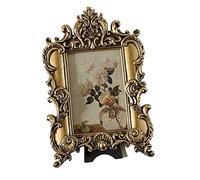 Sharplace Marco de Fotos Vintage Marco de Fotografía Retro Europeo Marco de Resina con Detalles Trabajados Decoración de Pared Adecuado para Familiares