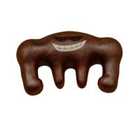 Sharplace Massorista de cuero cabelludo de madera Regalos portátiles Gua Sha Head Massager Massage Massage para el cuello de viaje Cabello para el cabello