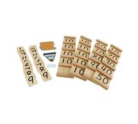 Sharplace Materiales de Juguete Matemático, Tablero de Cien Matemáticas con Cuentas para Niños Y Niñas de 3 a 8 años