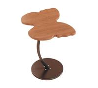 Sharplace Mesa Auxiliar en Forma de C con Base Estable, Mesa Auxiliar de Mariposa, decoración del hogar para cafetería