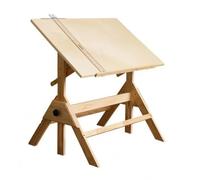 Sharplace Mesa de Dibujo Ajustable con Tablero Regulable Caballete Regla Incorporada y Soporte de Refuerzo Madera de Adecuada para Taller de Dibujo Aprendizaje